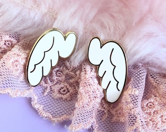 Angel Wings Hard Enamel Pin Set