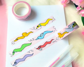 Wurm an einer Schnur Washi Tape