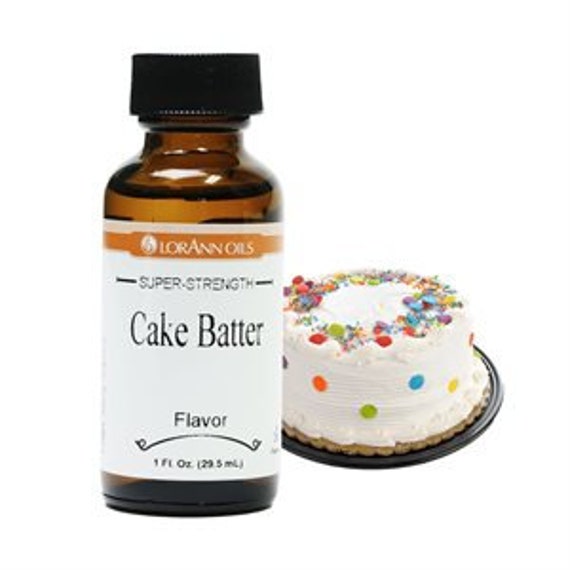 Lorann Cake Batter Flavor Oil 1 Oz Etsy