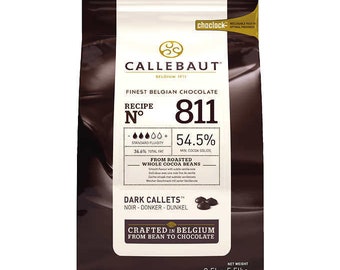 Callebaut Dark Chocolate Discs 54% (Available in different sizes)