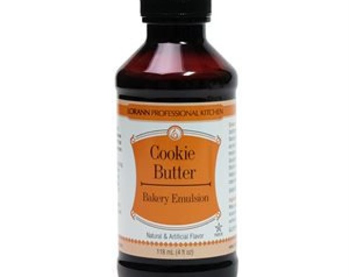 Lorann Cookie Butter Bakery Emulsion 4 Oz Etsy