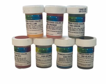 Chefmaster Powder Food Coloring - 3g - Available in multiple colors