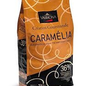 Valrhona Milk Chocolate with Caramel - 36% Cacao - Caramelia - Available in different pack sizes