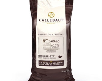 Callebaut Dark Chocolate Discs 60% (Available in different sizes)