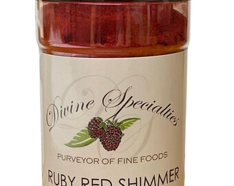 Edible Ruby Red Shimmer - 1 Oz