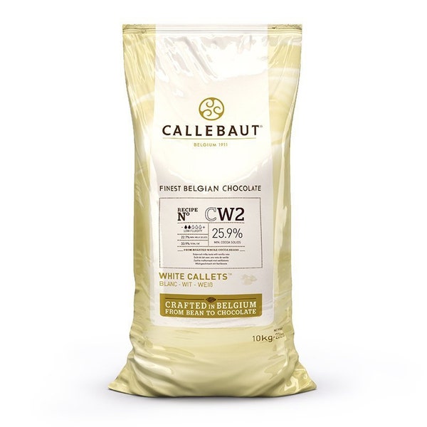 Callebaut White Chocolate Discs (Available in different sizes)