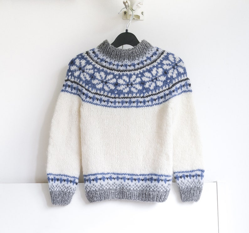 Kids Lopapeysa Kids Icelandic Wool Sweater Soft Itch-Free | Etsy