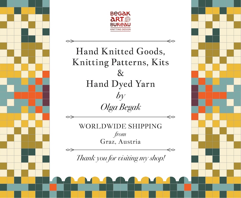 SONKA Bunny Fair Isle Scarf Knitting PDF Pattern, Extra Long Double Layer Scarf Knit Pattern, 8 ply DK Yarn Knitting Pattern image 6