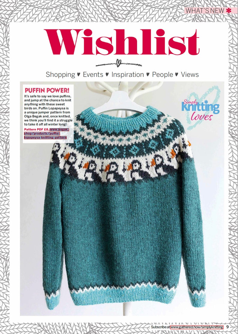 Puffin Icelandic Lopapeysa Sweater Knitting Pattern PDF • Adults XS–5XL & Kids • Nordic Yoke Pullover image 9