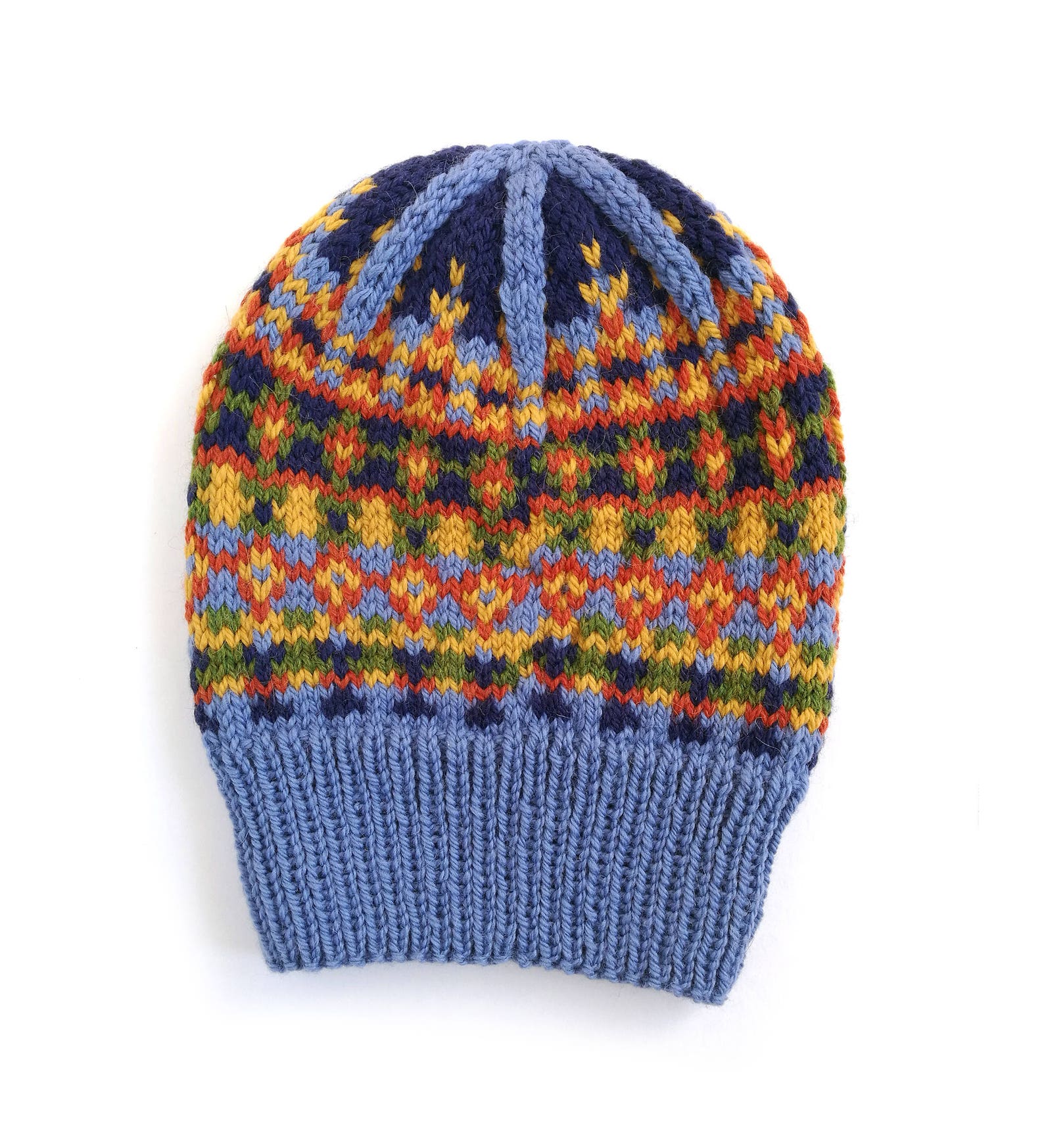 Fair Isle Hat Knitting Pattern PDF Nordic Beanie Design for Etsy Canada