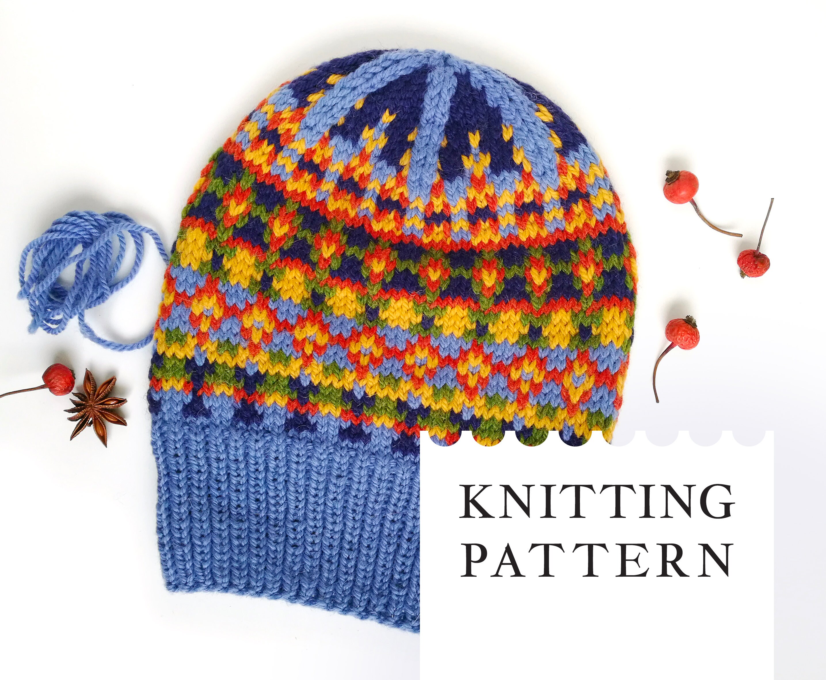 ski hat knitting pattern