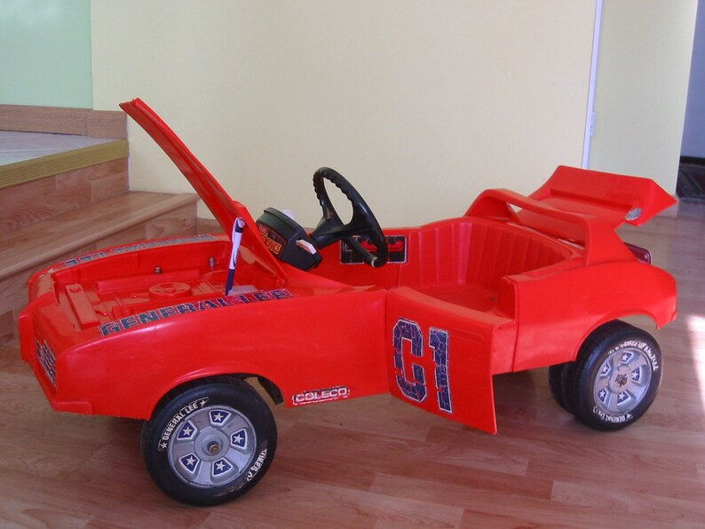 Dukes of Hazzard General Lee Pedal Car by Coleco Rare Etsy