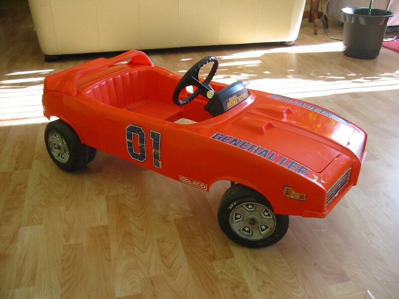 Dukes of Hazzard General Lee Pedal Car by Coleco Rare Etsy