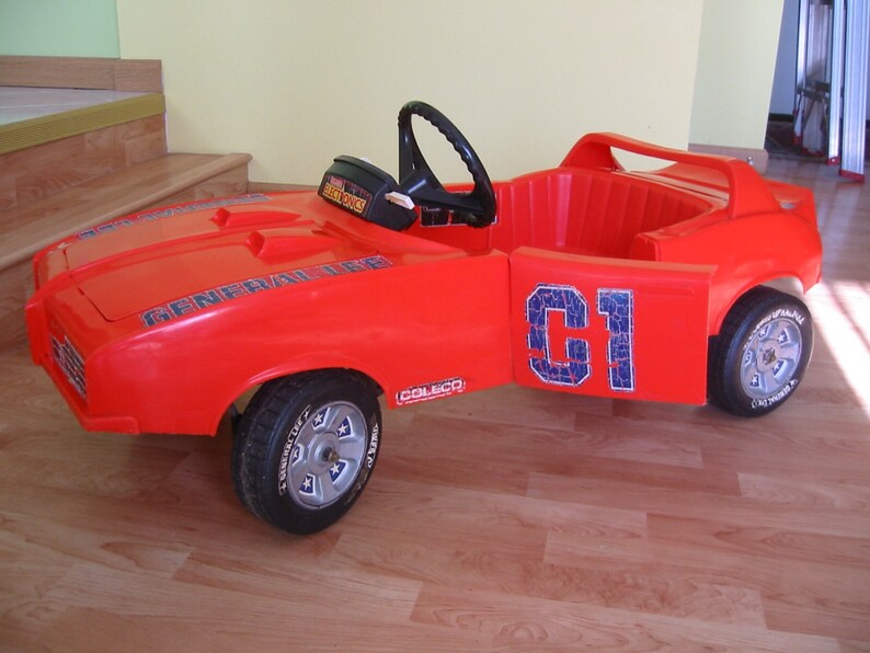 Dukes of Hazzard General Lee Pedal Car by Coleco Rare Etsy