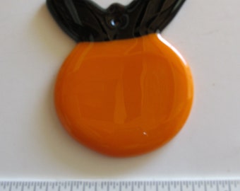 Stained Glass Suncatcher Orange Fused