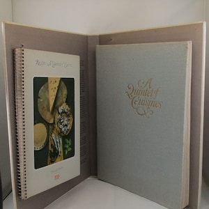 A Quintet of Cuisines a rare cloth version of a Time Life Cookbook Set by  Michael and Frances Field