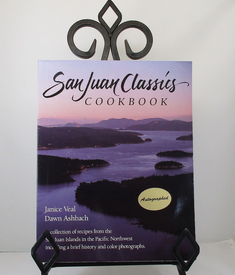 San Juan Classics Cookbook a PNW Island Cookbook Autographed Copy - Etsy
