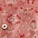 Pink kawaii Japanese cotton fabric 110x100cm, fairytale, castle, cinderella, bambi