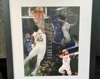 ドノバン・ミッチェルの直筆サイン入りバスケットボールカード