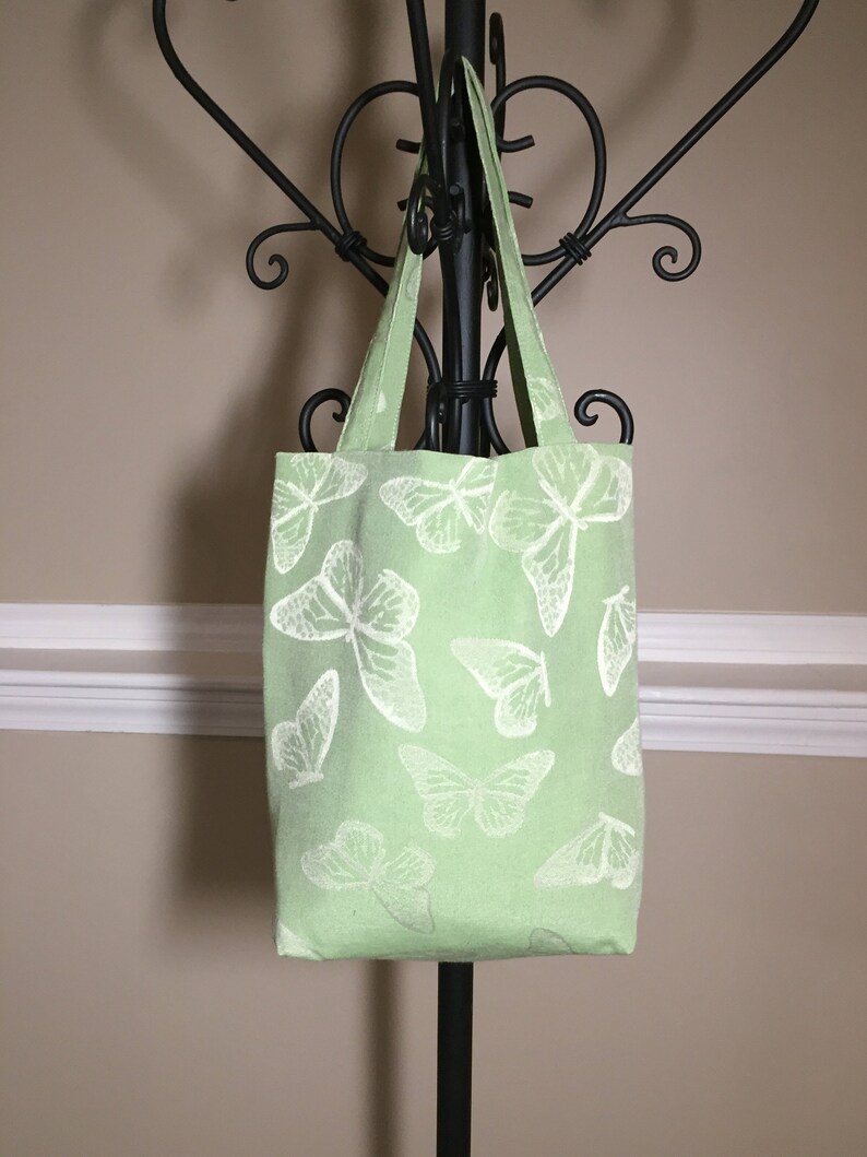 Butterfly Fabric Gift ToteReusable BagZero WasteBirthday Gift WrappingUp-cycled ToteWedding Gift WrapEthicalEco-friendly Tote Bag