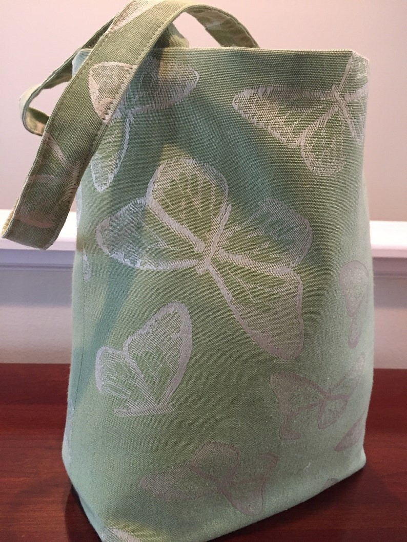 Butterfly Fabric Gift ToteReusable BagZero WasteBirthday Gift WrappingUp-cycled ToteWedding Gift WrapEthicalEco-friendly Tote Bag