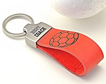 Personalized Handball Keychain Appreciation Handball Coach Keychain Sports Keychain Thank You Gift Handball Player Name Number Keychain