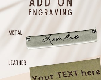 ADD-ON Additional Custom Engraving Hidden Message Personalized Engraving Extra Personalization for Gifts