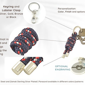 Personalized Rope Keychain Paracord - Product details