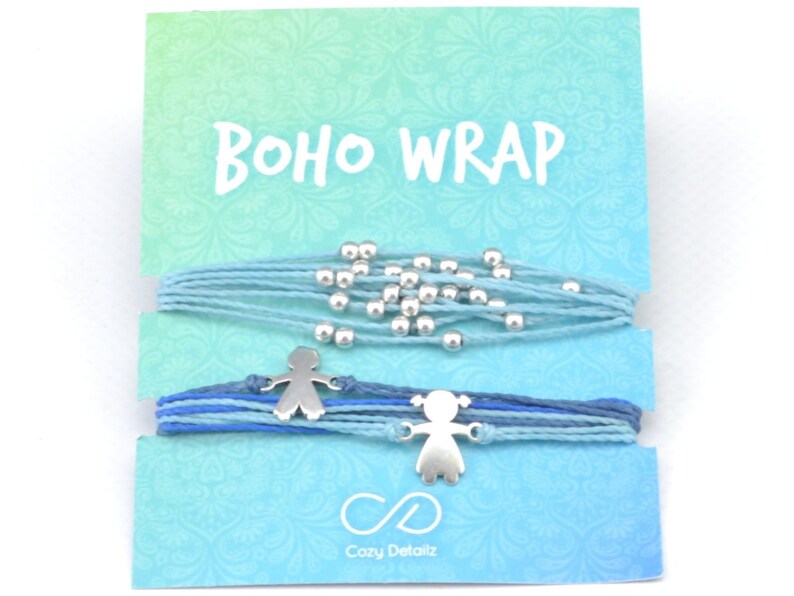 String Bracelet With Kids Mom Jewelry Baby Shower Gift Etsy String Bracelet With Kids Mom Jewelry Baby Shower Gift Etsy