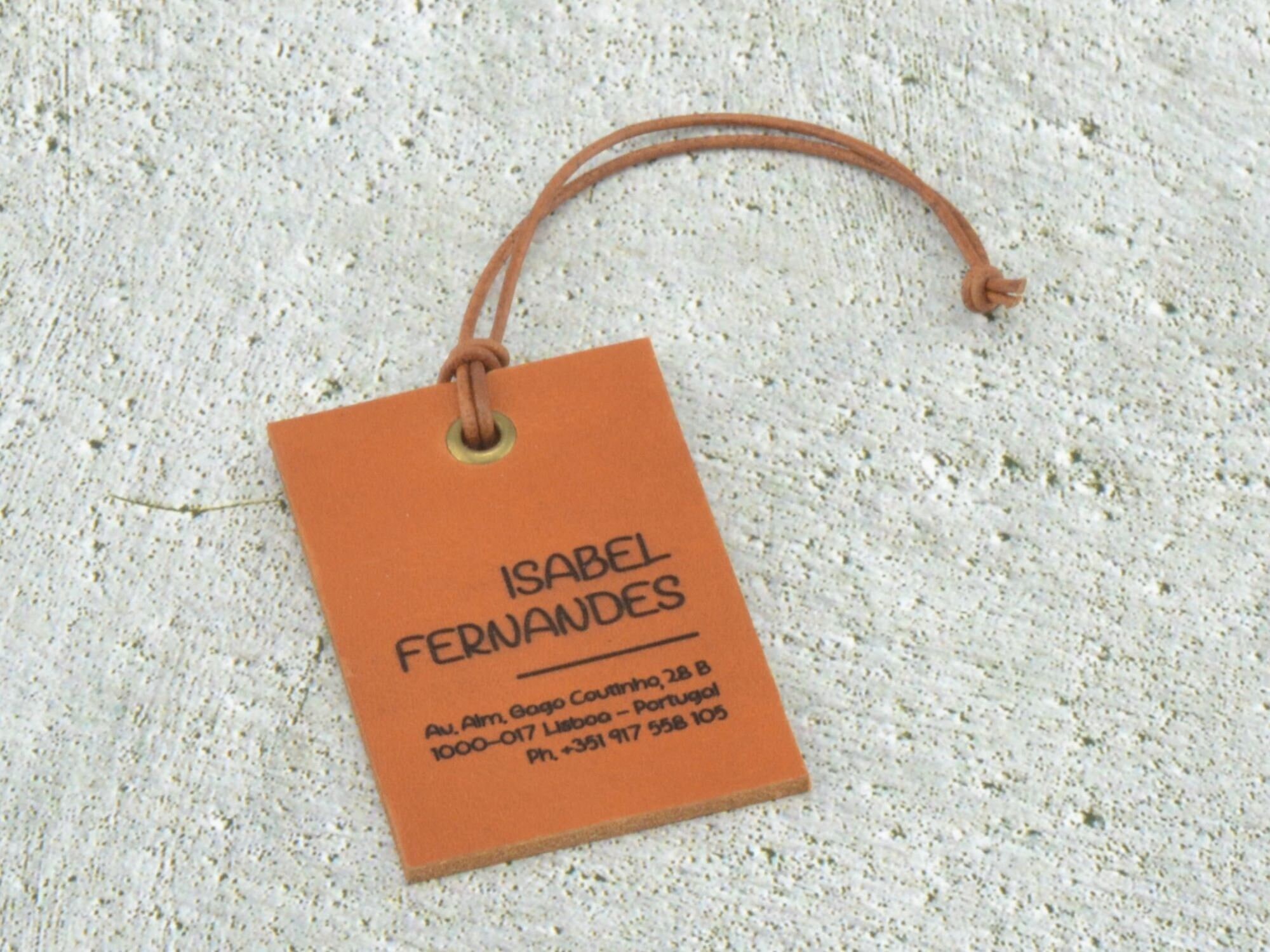 Elegant Luggage Tag Personalized Custom 