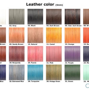 Cozy Detailz Color Chart