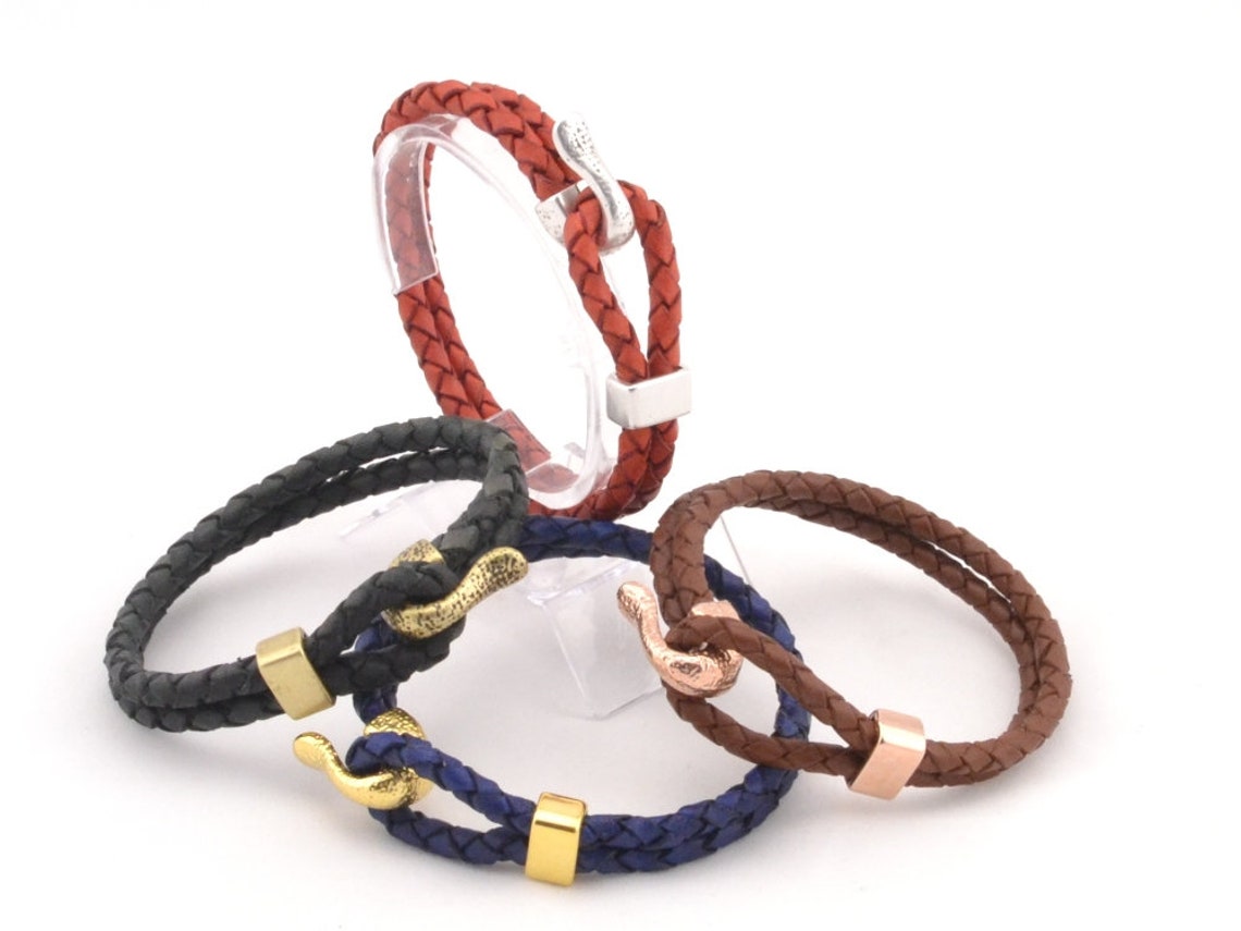 Bronze bracelet men bronze jewelry men braided bracelet Etsy