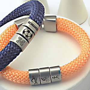 Waterproof Triathlon Bracelet Personalized Triathlete Gift Athlete Bracelet Motivational Triathlon Jewelry Sports Gift Athlete Keepsake