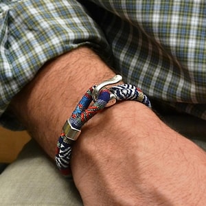Heren nautische armband touw armband heren boho armband gepersonaliseerd cadeau voor hem jubileum cadeau Tribal sieraden Unisex armband Boho