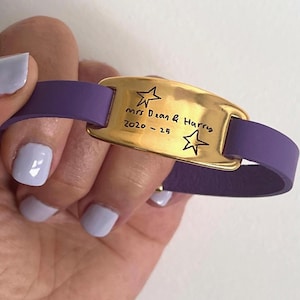 Children Artwork Bracelet Actual Kids Handwriting Jewelry Gifts for Mom & Dad Kids Drawing Custom Handwritten Signature Memorial Jewelry image 1