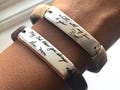 Custom Handwriting Bracelet Actual Handwritten Bracelet Personalized Keepsake Memorial Signature Bracelet Special Holidays Gift Men/Women product logo