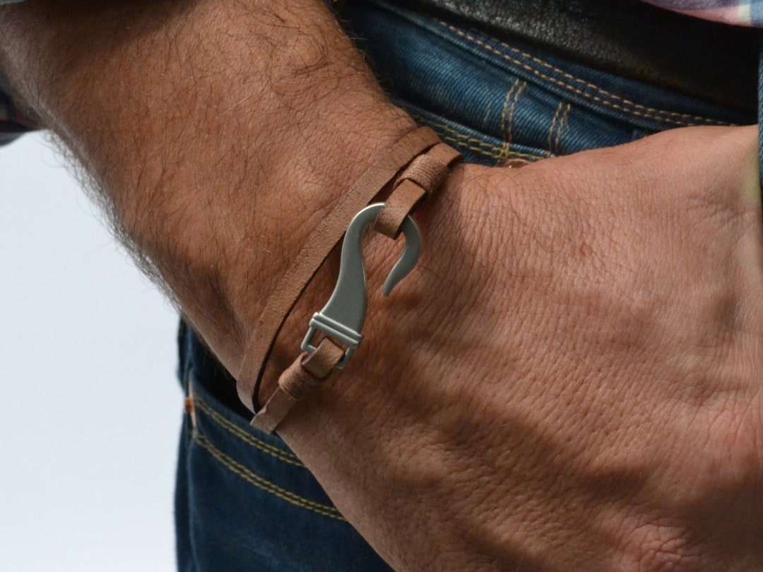Pulsera De Cuero Para Hombre Pulsera Para Hombre Pulsera De Tubo Para