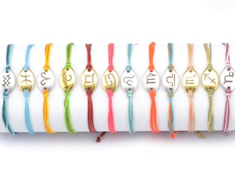 Zodiac Sign Bracelet: Personalized Astrology Jewelry Gift