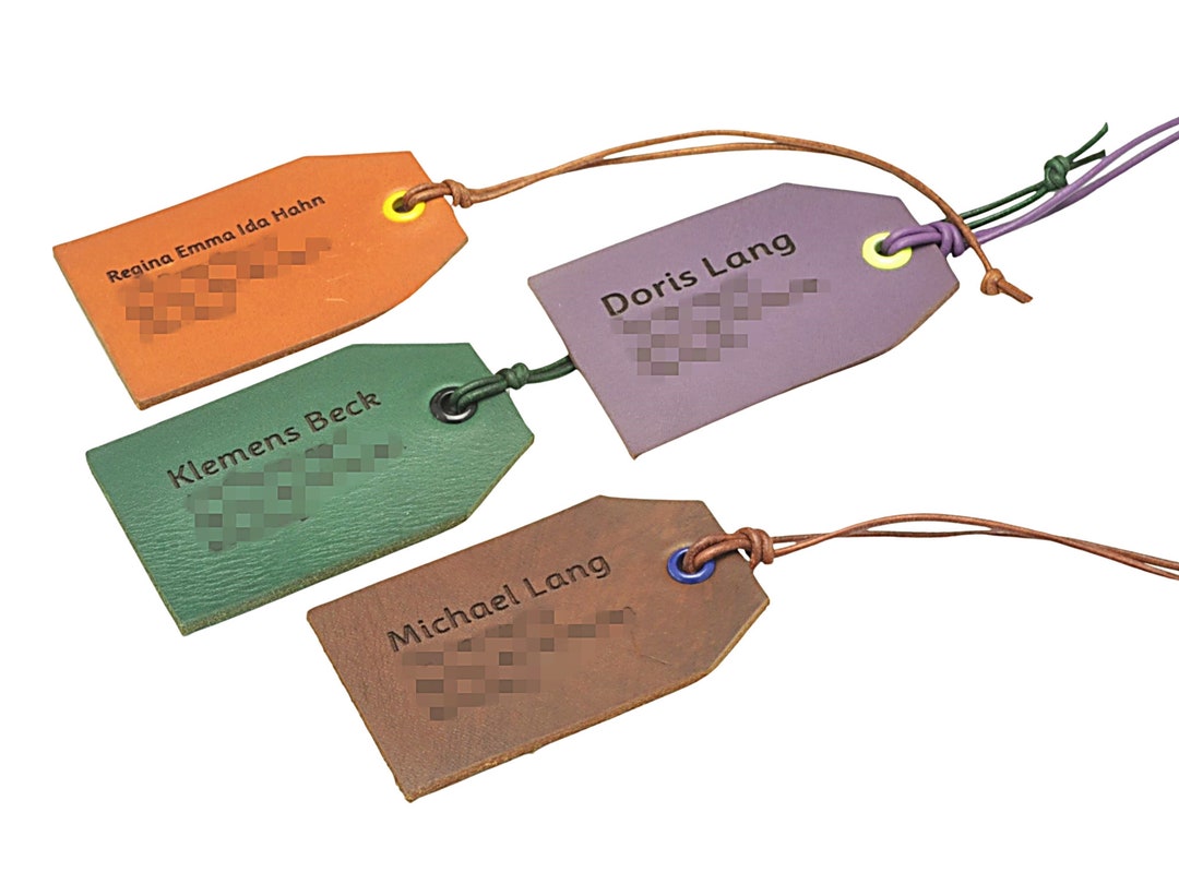 Luggage Tag Personalized Leather Tag Travel Gift Bag Tag Etsy New Zealand