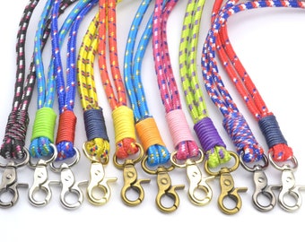 Nautical Paracord Lanyard Custom Lanyard Keychain Keys Lanyard Rope Lanyard Nautical Badge Holder Paracord Badge Lanyard ID Lanyard