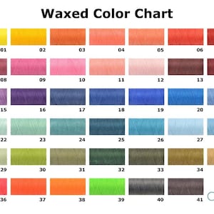 Cozy Detailz - Color Chart Guide
