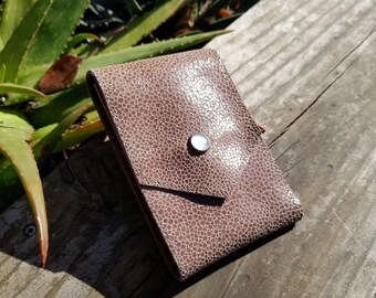 Slappystuff's Glossy Compact Accordion Leather Wallet