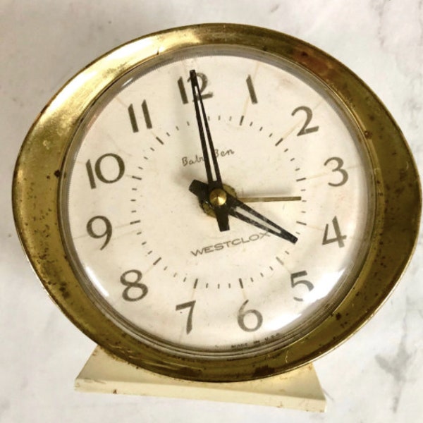 Vintage Baby Ben Westclox Alarm Clock | retro clock | 1950s clock | collectible westclox clock | Baby Ben clock | vintage alarm clock | 60s