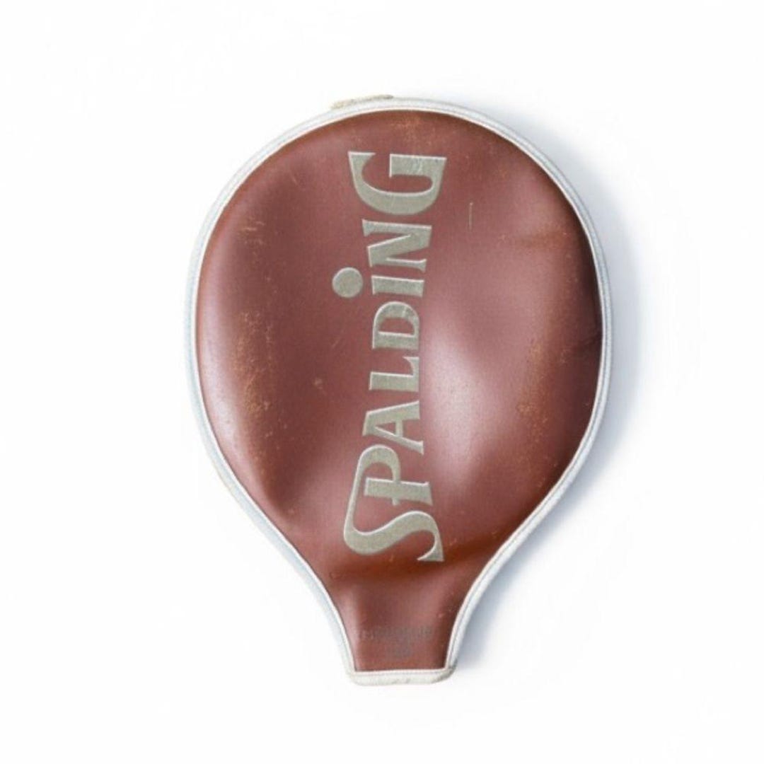 Coca Cola Tennis Racket Cover SPALDING Brown Tennis Racket Cover Vintage Racquet Head Case Retro ...