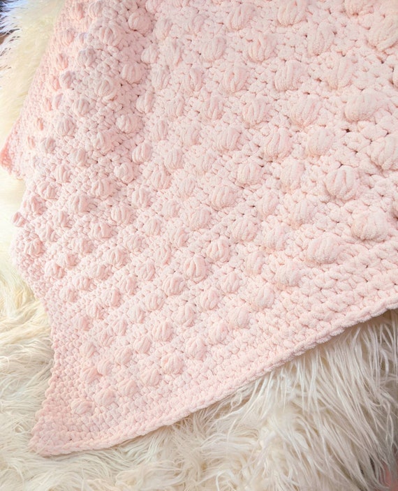 blush baby blanket