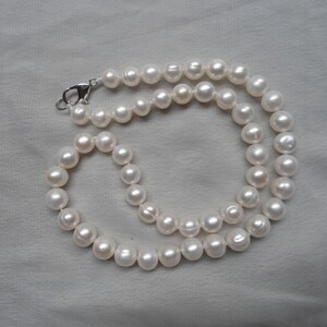 Freshwater Pearl Necklacewhite Pearl Necklacegirl 7-8mm - Etsy