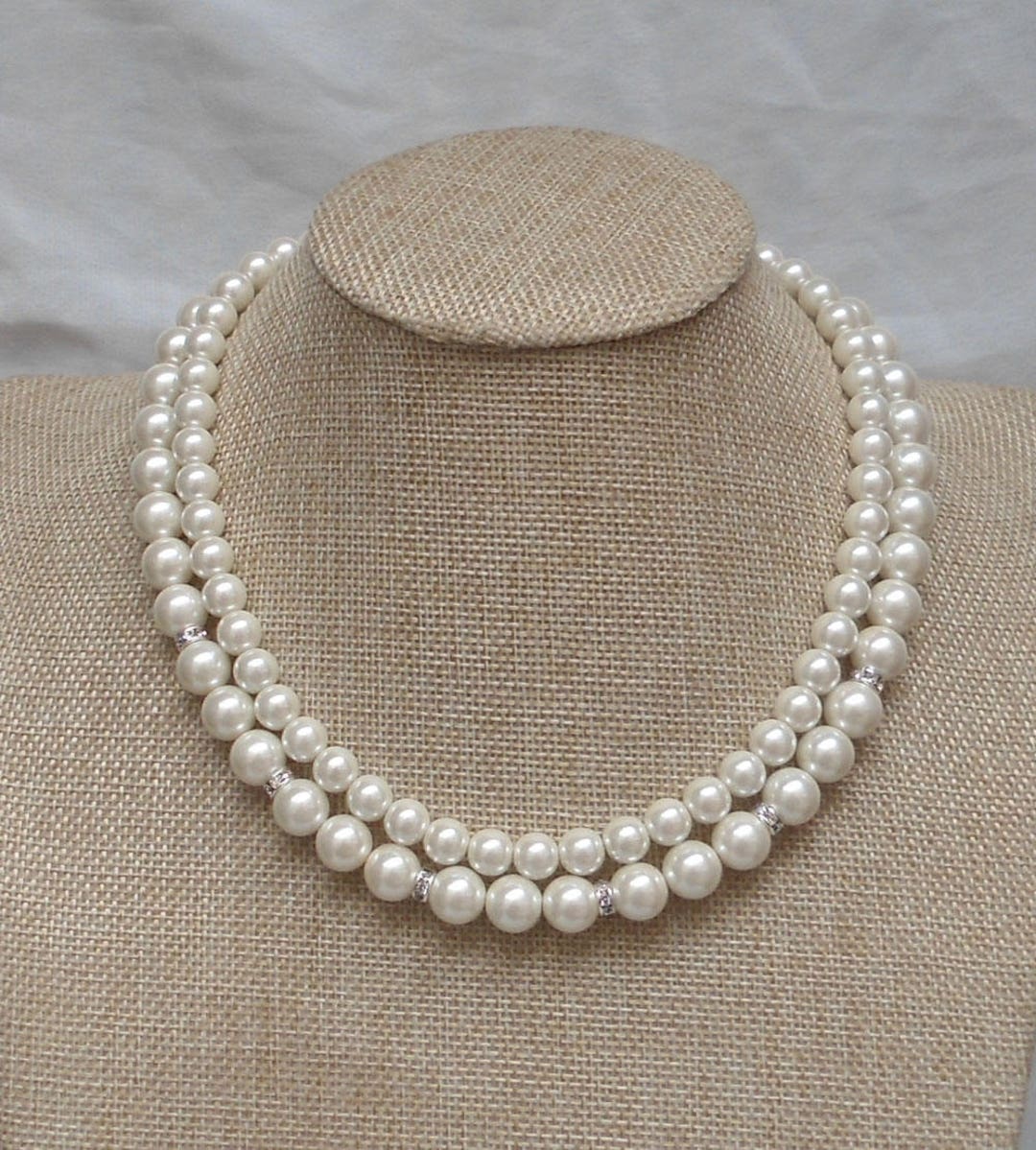 Pearl Necklace Bridal Necklace Set Wedding Pendant Necklace Teardrop Pearl Necklace Bridesmaids Jewelry Pearl Wedding Jewelry