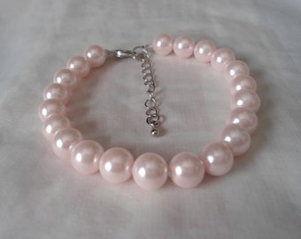Perlenarmband, One Strands Perlenarmband, Hochzeitsschmuck, Perlenschmuck, Brautjungfer Armband, Glasperlenarmband, Hochzeitsarmband, Schmuck