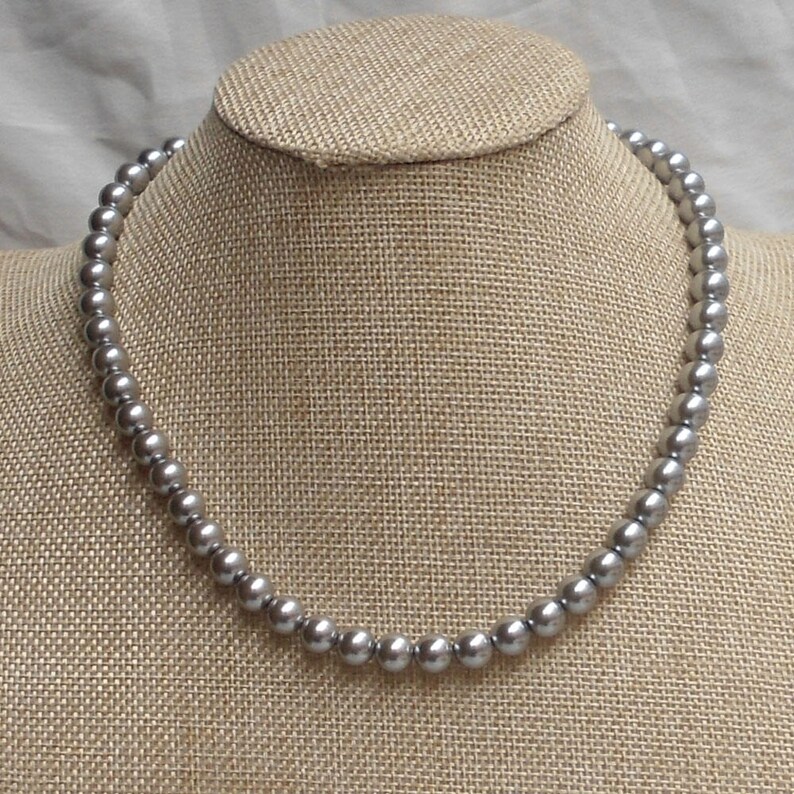 Wedding Necklace,Bridesmaid Necklace,Wedding Jewelry,Jewelry Gray Pearl Sets,Pearl Necklace,pearl bracelet,Pearl Stud Earrings,Glass Pearl