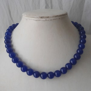 Jade necklace,chalcedony necklace,necklace,dark blue jade necklace,wedding necklace,bridesmaid necklace,Natural jade jewelry,wedding gift